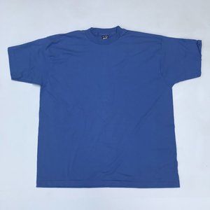 Vintage 90s Fruit of the Loom T-shirt, Made In USA, Columbia Blue, XX-Large, NEW